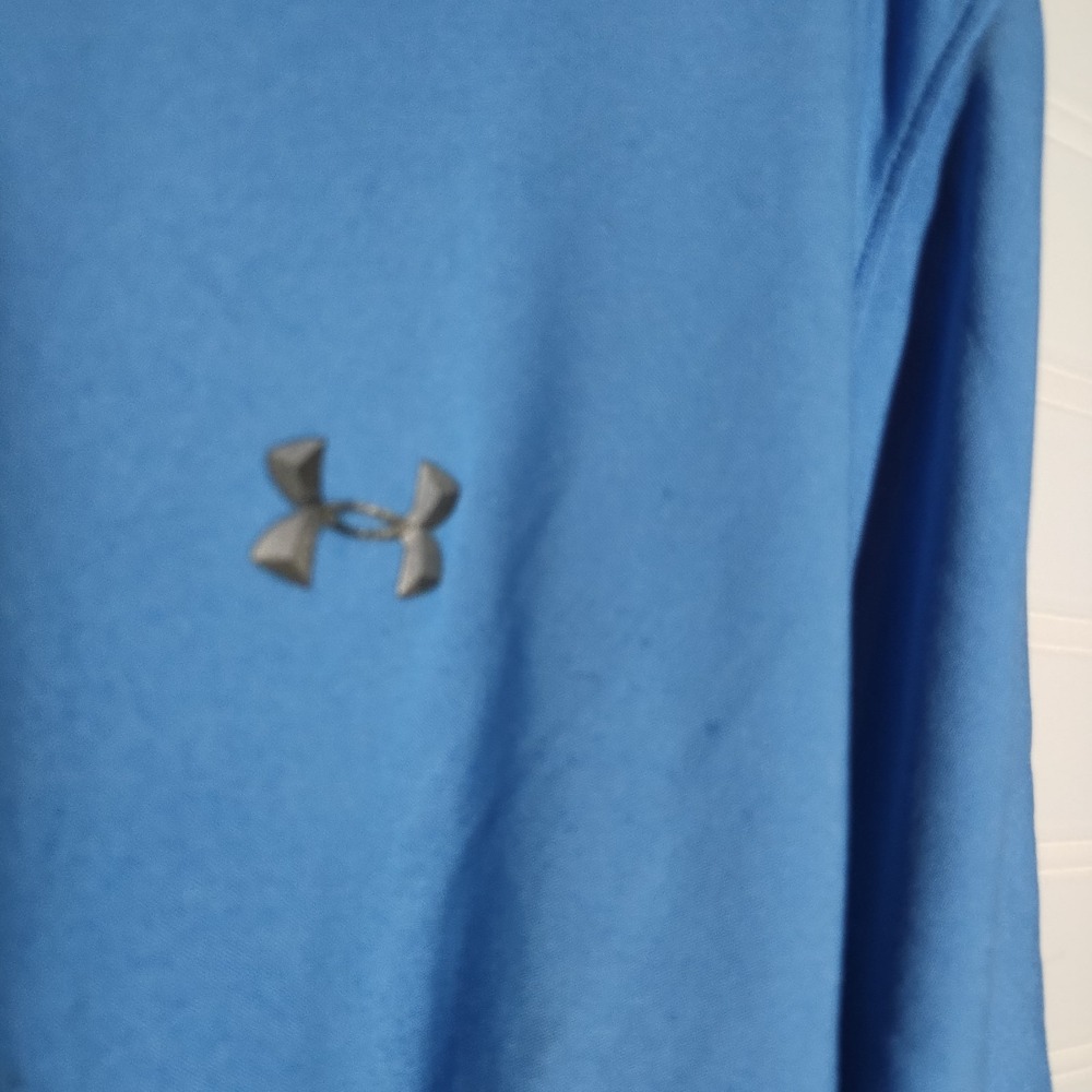 Under Armour Blue‎ Men's Size Sm Small Heat Gear Short Sleeve T-shirt UA - Picture 2 of 5